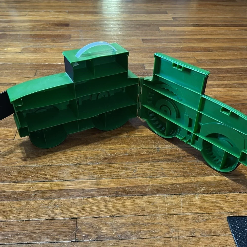 John Deere Green ERTL Toy Tractor/Car Storage